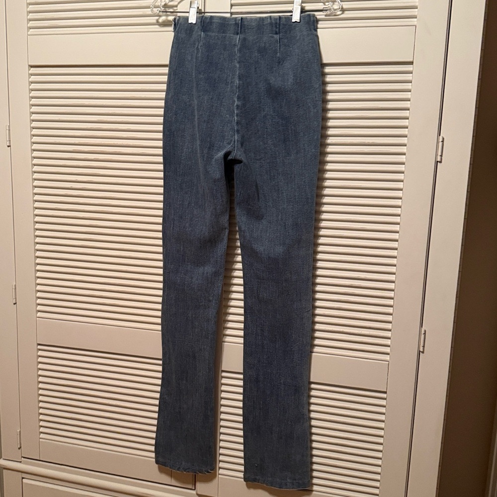 EMORY ROSE Denim High Waist Bootcut Leggings - Picture 9 of 13